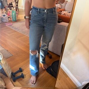 Abercrombie 90s straight low rise curve love